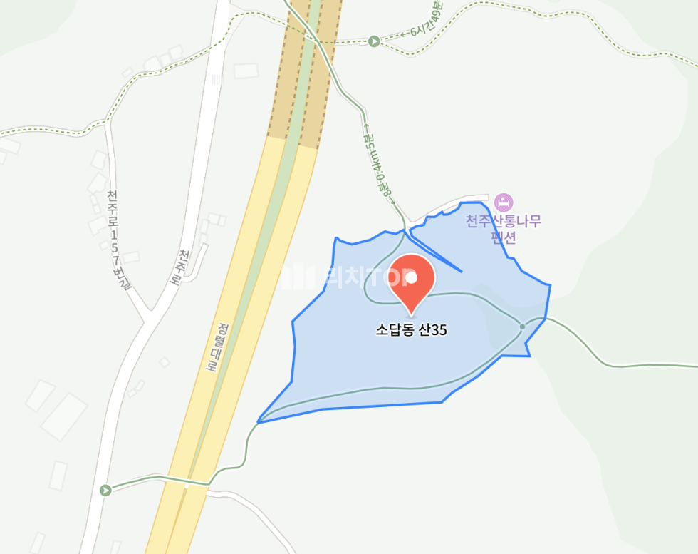 경남 창원시 의창구 소답동 소답동 천주산 인근 임야 투자용으로 추천 매매 매물번호 12841 사진 1