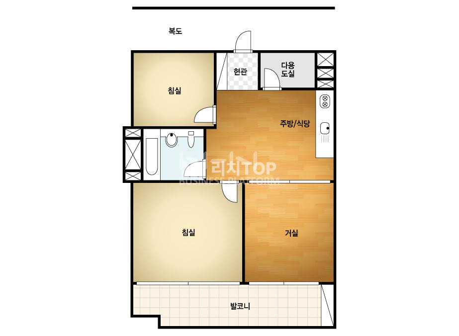 경남 창원시 성산구 사파동 4년전 샤시포함 올수리, 양호한 컨디션 전세 매물번호 13635 사진 1