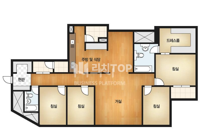 인천 서해구 청라동 청라동 / 한라비발디 / 판상형 / 남서향 / 호수공원뷰!! 매매 매물번호 10322 사진 1