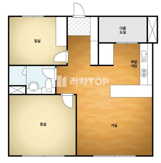 인천 서해구 청라동 청라동 / 커낼힐스빌 / 방3개&화1개 / 서향 공원뷰 / 무융자 전세 매물번호 10382 사진 1
