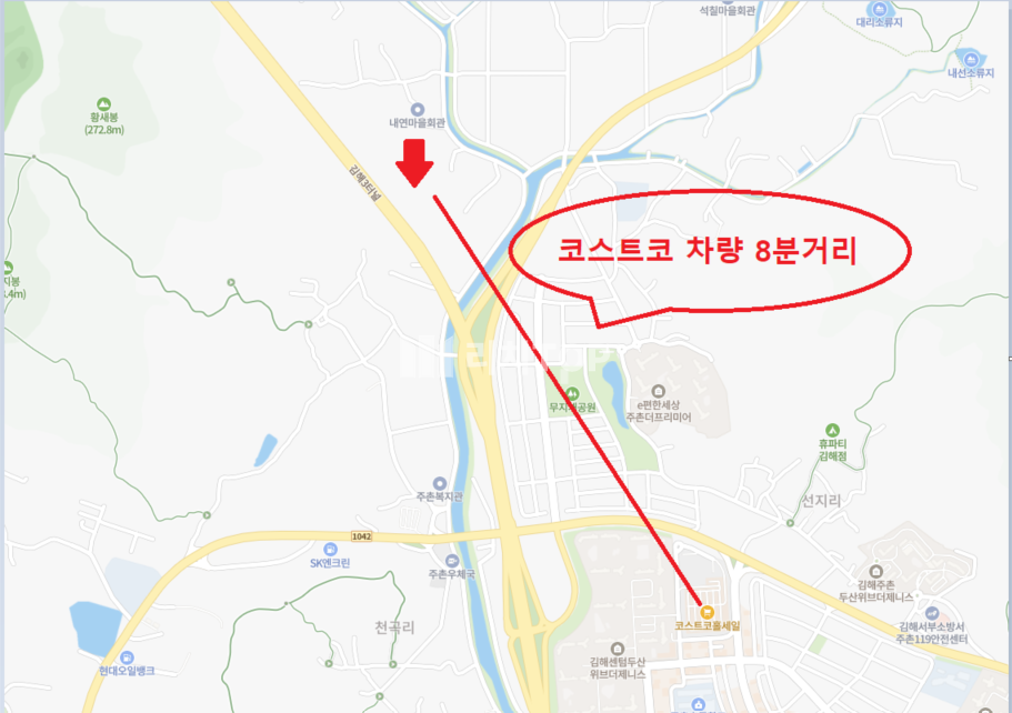 경남 김해시 주촌면 원지리 김해 주촌 코스트코 8분거리 원지리 1,745평 임야 매매 매매 매물번호 10552 사진 1