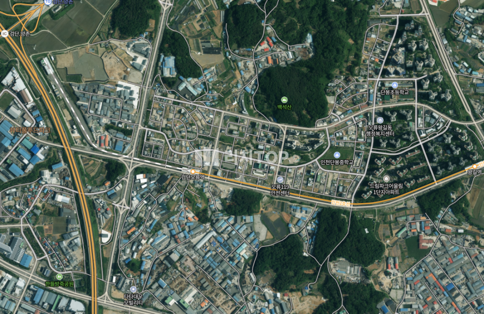 인천 검단구 오류동 인천 검단신도시 오류역 , 왕길3도시개발구역 인근 준주거지 450평 토지 매매 매매 매물번호 10617 사진 1