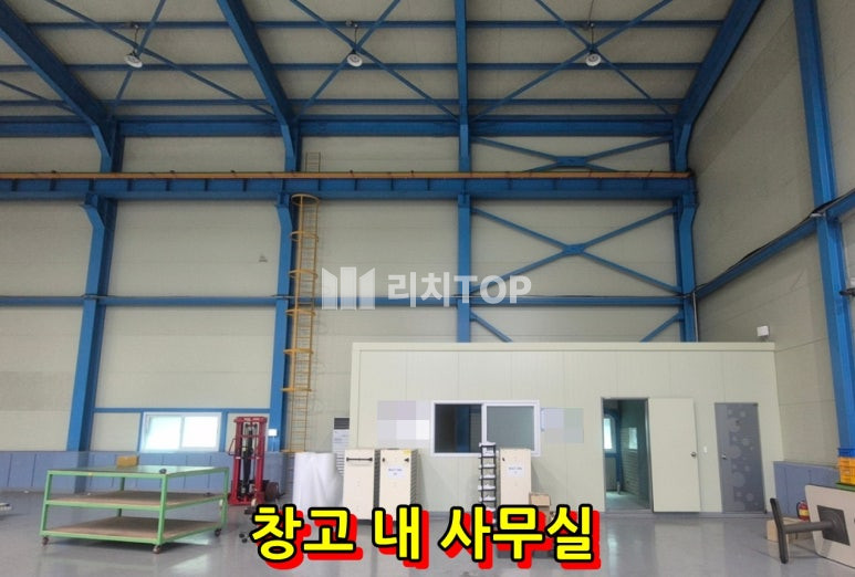경기 김포시 양촌읍 학운리 학운산단 연면적 1,017평 대형 단독 공장 임대 (층고 11m, 300kW, 호이스트 완비) 월세 매물번호 10673 사진 2