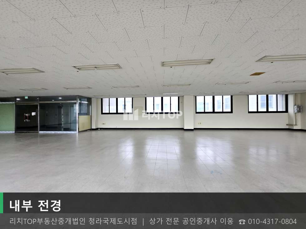 인천 서해구 심곡동 246 (우리타워) 서해구 심곡동 4층, 대로변 남향 67평 무권리 병원 자리 임대 월세 매물번호 10748 사진 4