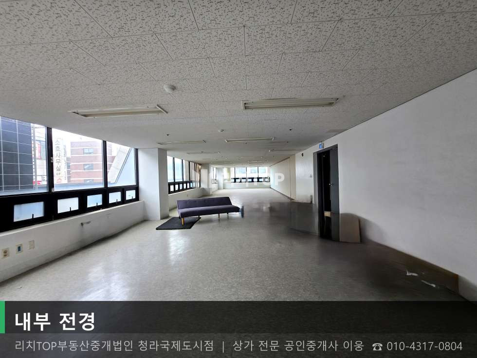 인천 서해구 심곡동 246-4 (진수빌딩) 1동 [심곡동 40평] 6층 | 무권리 | 서해구청역 3분 | 전문직 최적 월세 매물번호 10797 사진 2