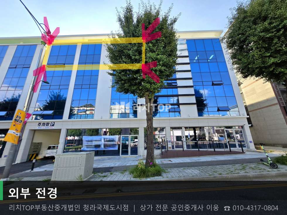 인천 서해구 심곡동 239-6 [심곡동 54평] 4층 대로변 무권리 사무실 최적 입지 월세 매물번호 10840 사진 1