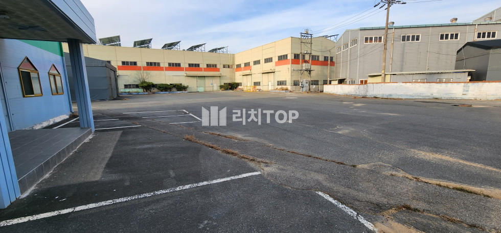경남 김해시 한림면 본산공단 인근 트레일러 진입가능한 야드 매우 넓은 공장 매매 매매 매물번호 11646 사진 1